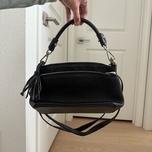 Black Leather Handbag